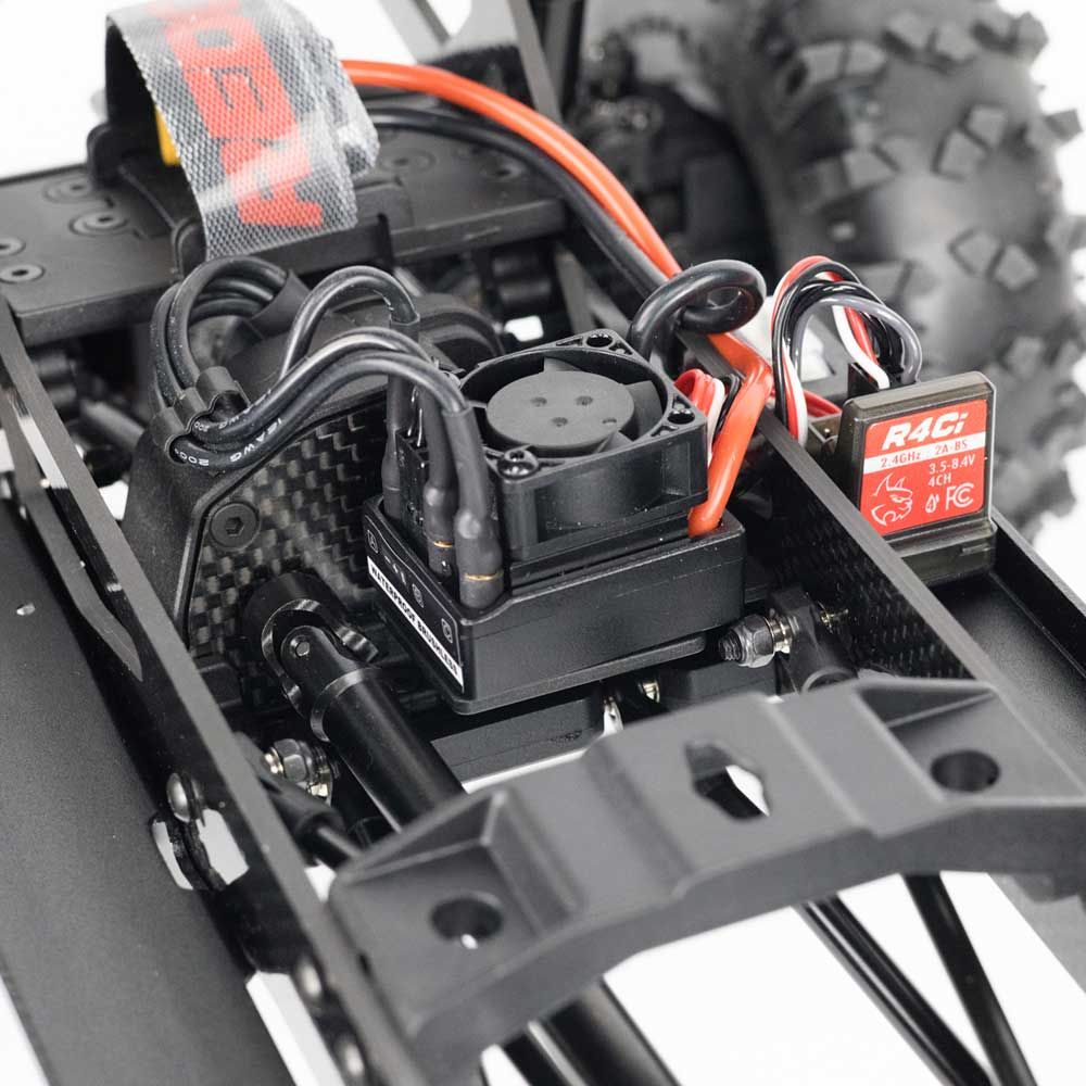 Redcat Vertex-10W 1/10 RTR 4WD Electric Brushless Rock Crawler (Dark Grey) (+24mm Wide Axles)