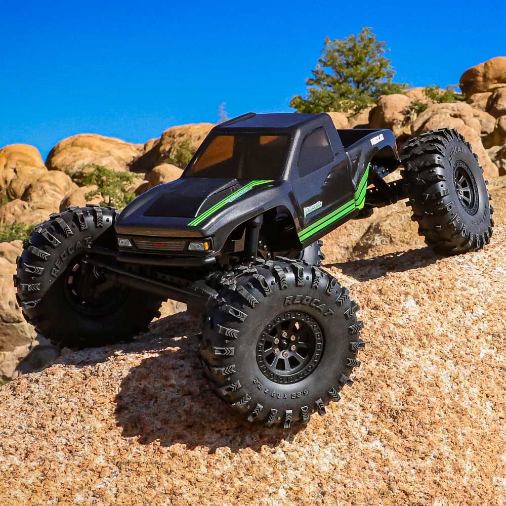 Redcat Vertex-10W 1/10 RTR 4WD Electric Brushless Rock Crawler (Dark Grey) (+24mm Wide Axles)