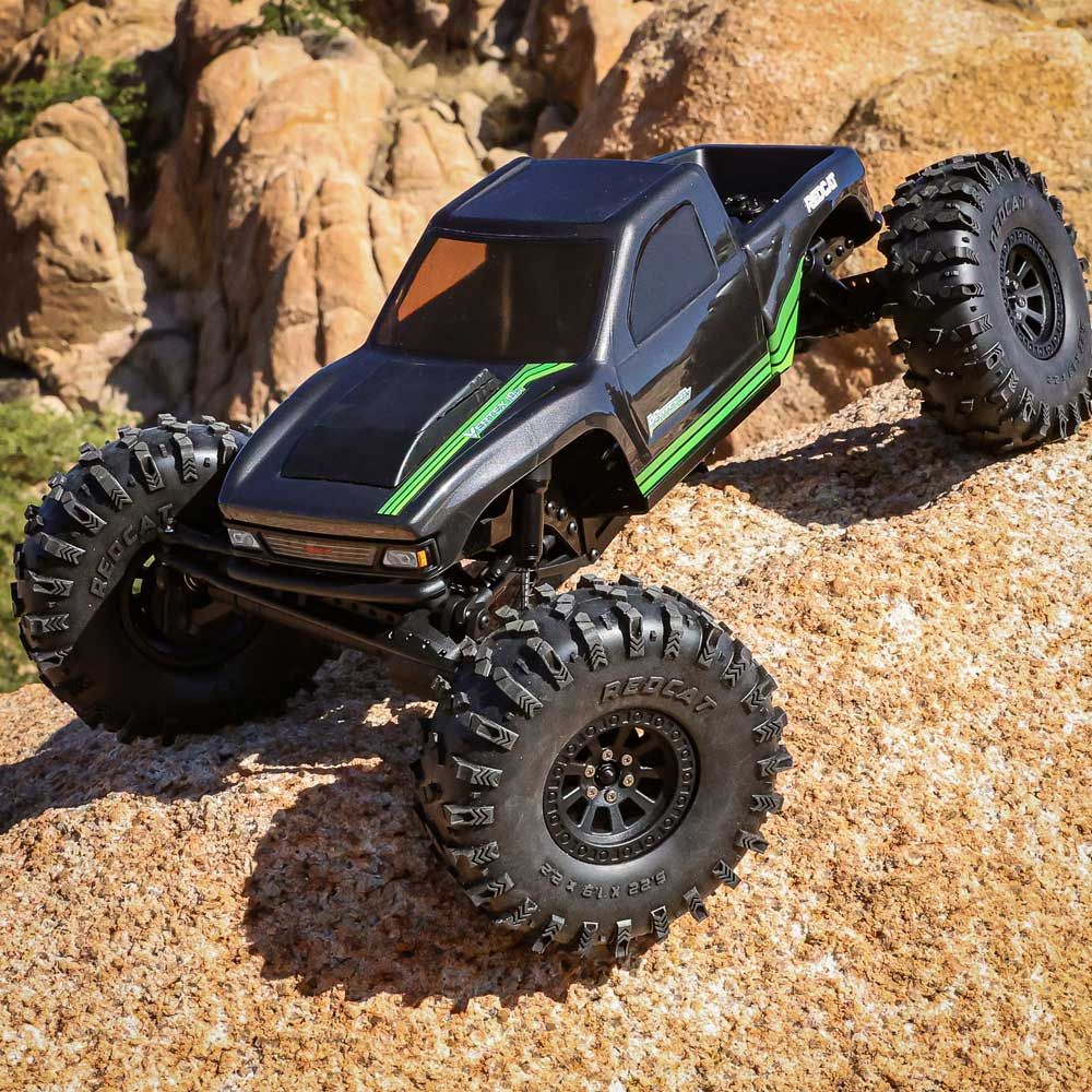 Redcat Vertex-10W 1/10 RTR 4WD Electric Brushless Rock Crawler (Dark Grey) (+24mm Wide Axles)