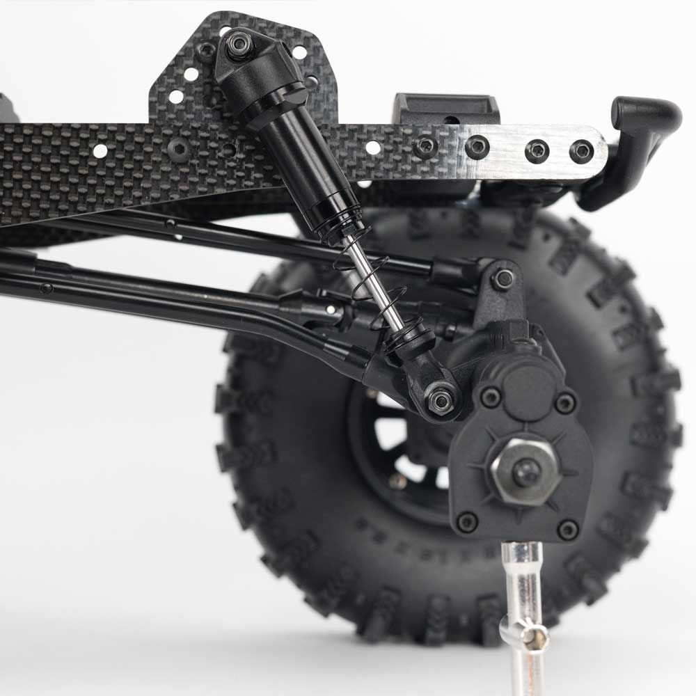 Redcat Vertex-10W 1/10 RTR 4WD Electric Brushless Rock Crawler (Dark Grey) (+24mm Wide Axles)