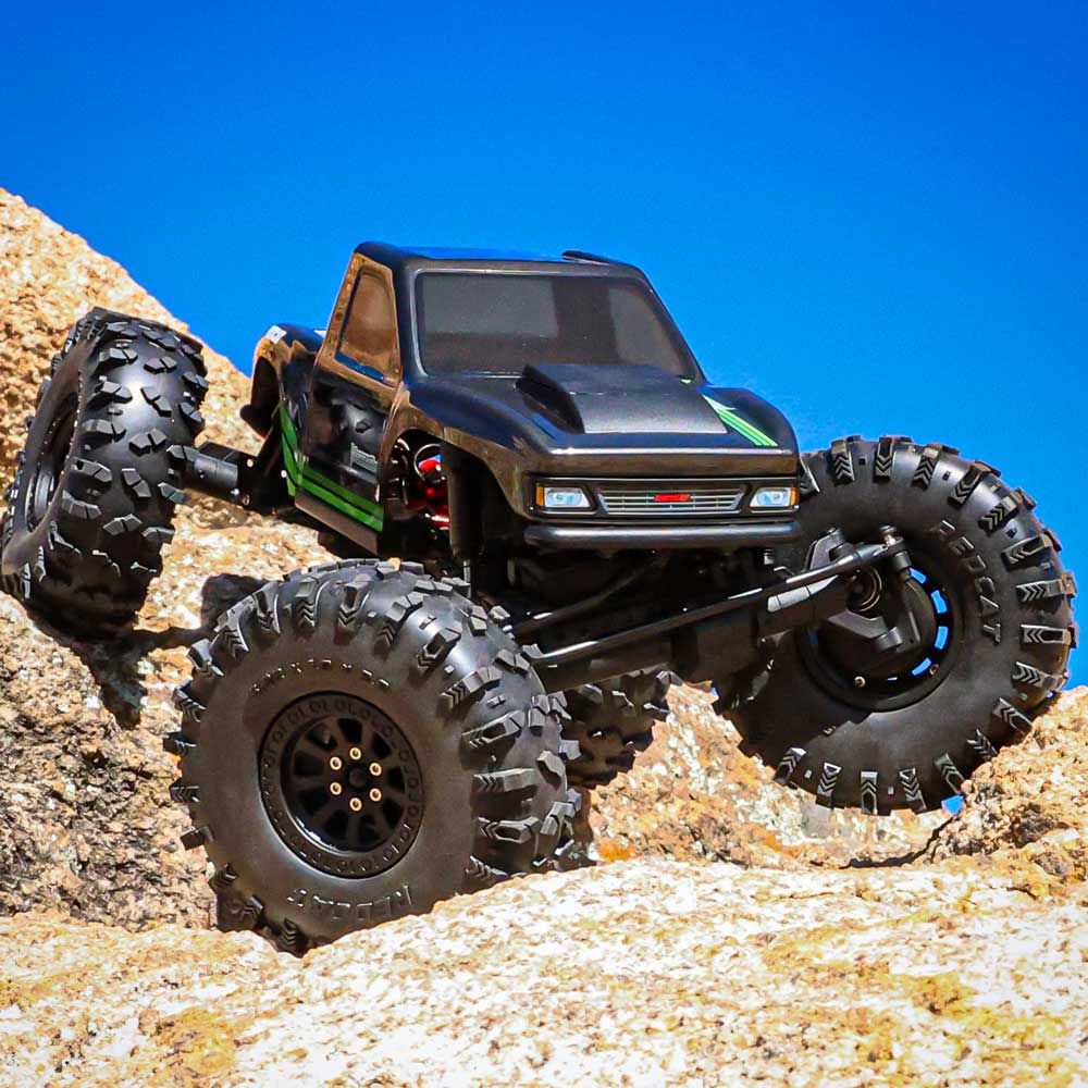 Redcat Vertex-10W 1/10 RTR 4WD Electric Brushless Rock Crawler (Dark Grey) (+24mm Wide Axles)