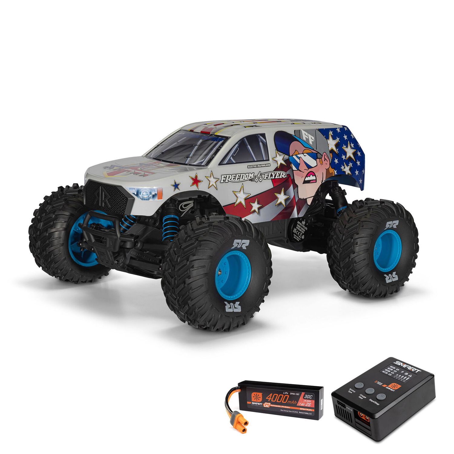 1/10 FREEDOM FLYER 223S 2WD RTR Brushless Monster Truck (Battery &amp; Charger Included)