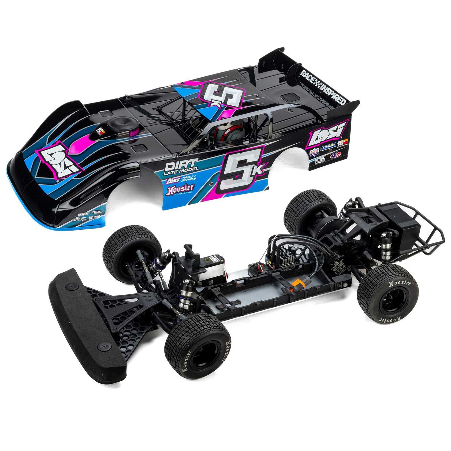 22S Dirt Late Model, 1/10 2WD RTR Dirt Oval, Blue