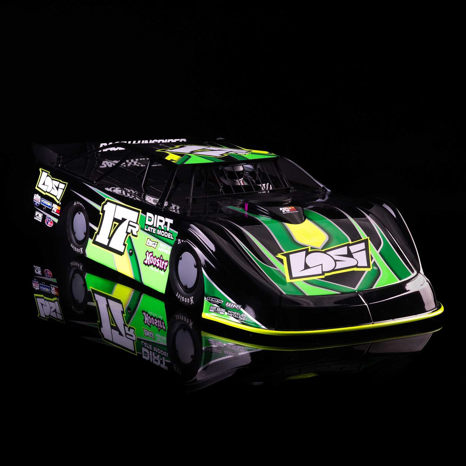 22S Dirt Late Model, 1/10 2WD RTR Dirt Oval, Green