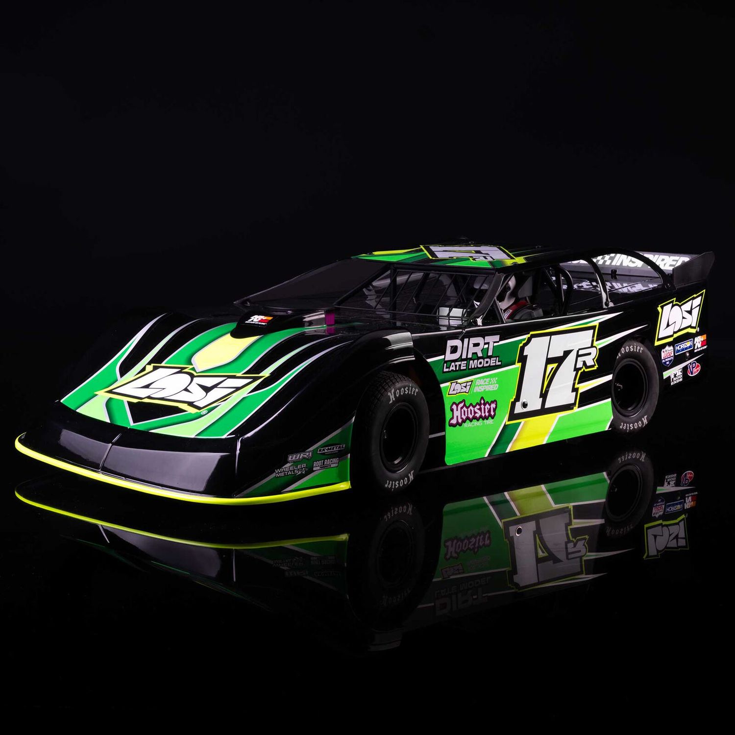 22S Dirt Late Model, 1/10 2WD RTR Dirt Oval, Green