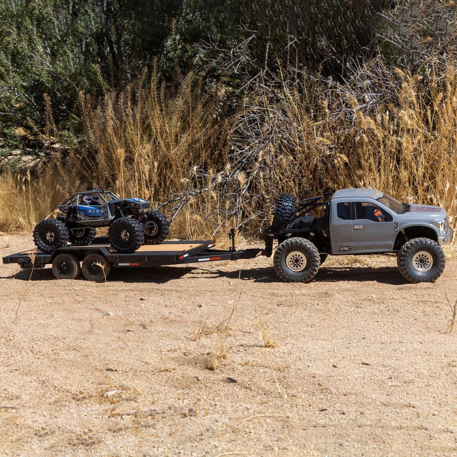 Axial 1/10 SCX10 Flat Bed Vehicle Trailer