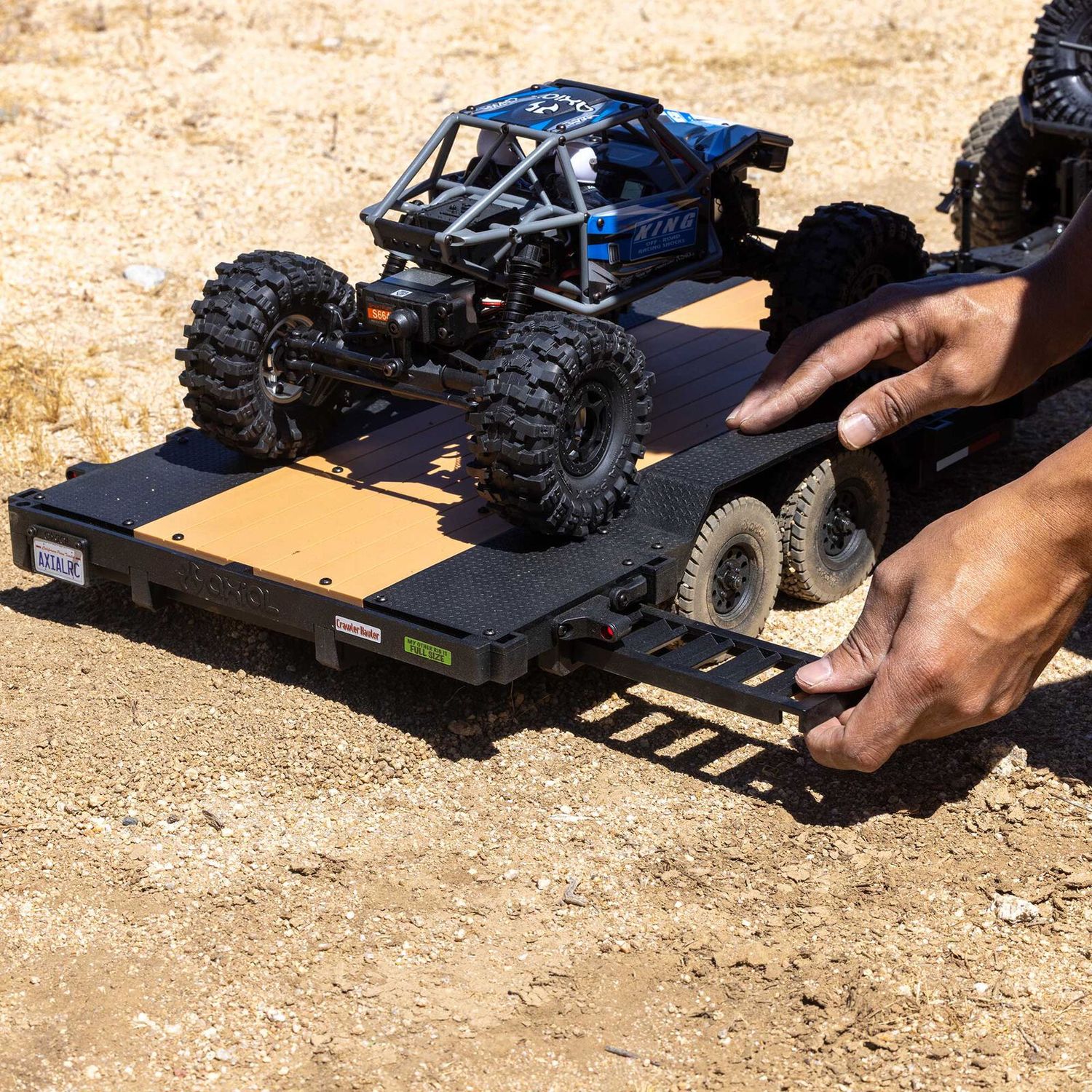 Axial 1/10 SCX10 Flat Bed Vehicle Trailer