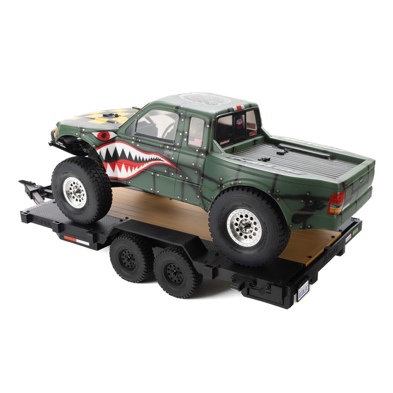Axial 1/10 SCX10 Flat Bed Vehicle Trailer