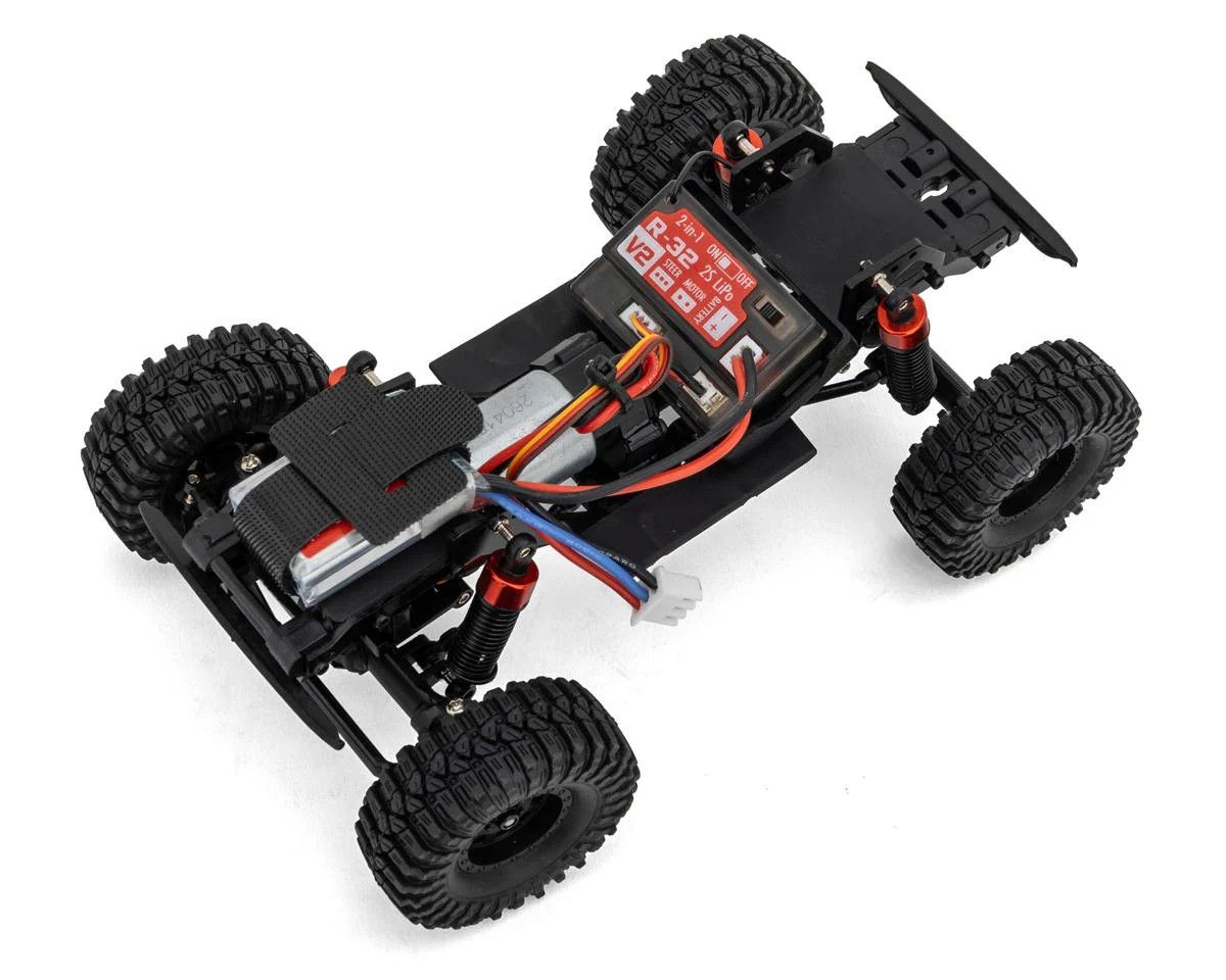 Redcat Ascent-32 V2 1/32 4WD RTR Rock Crawler (Blue) w/2.4GHz Radio, Battery &amp; Charger