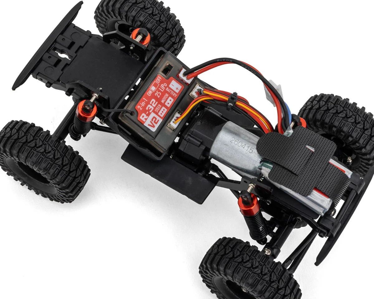 Redcat Ascent-32 V2 1/32 4WD RTR Rock Crawler (Red) w/2.4GHz Radio, Battery &amp; Charger
