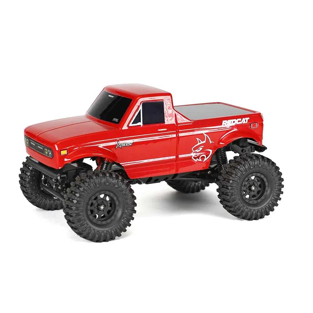 Redcat Ascent-32 V2 1/32 4WD RTR Rock Crawler (Red) w/2.4GHz Radio, Battery &amp; Charger