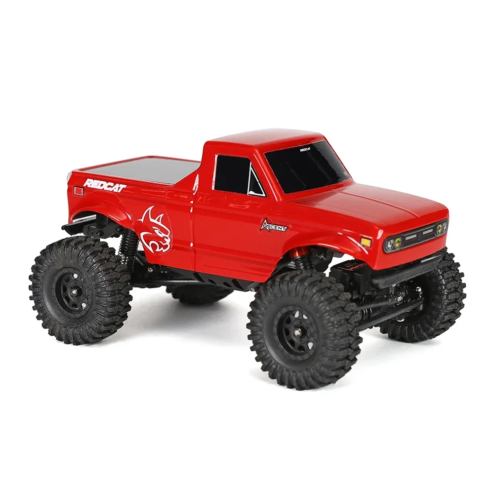 Redcat Ascent-32 V2 1/32 4WD RTR Rock Crawler (Red) w/2.4GHz Radio, Battery &amp; Charger