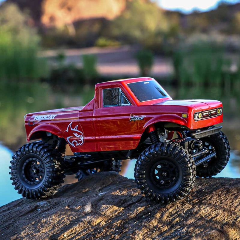 Redcat Ascent-32 V2 1/32 4WD RTR Rock Crawler (Red) w/2.4GHz Radio, Battery &amp; Charger