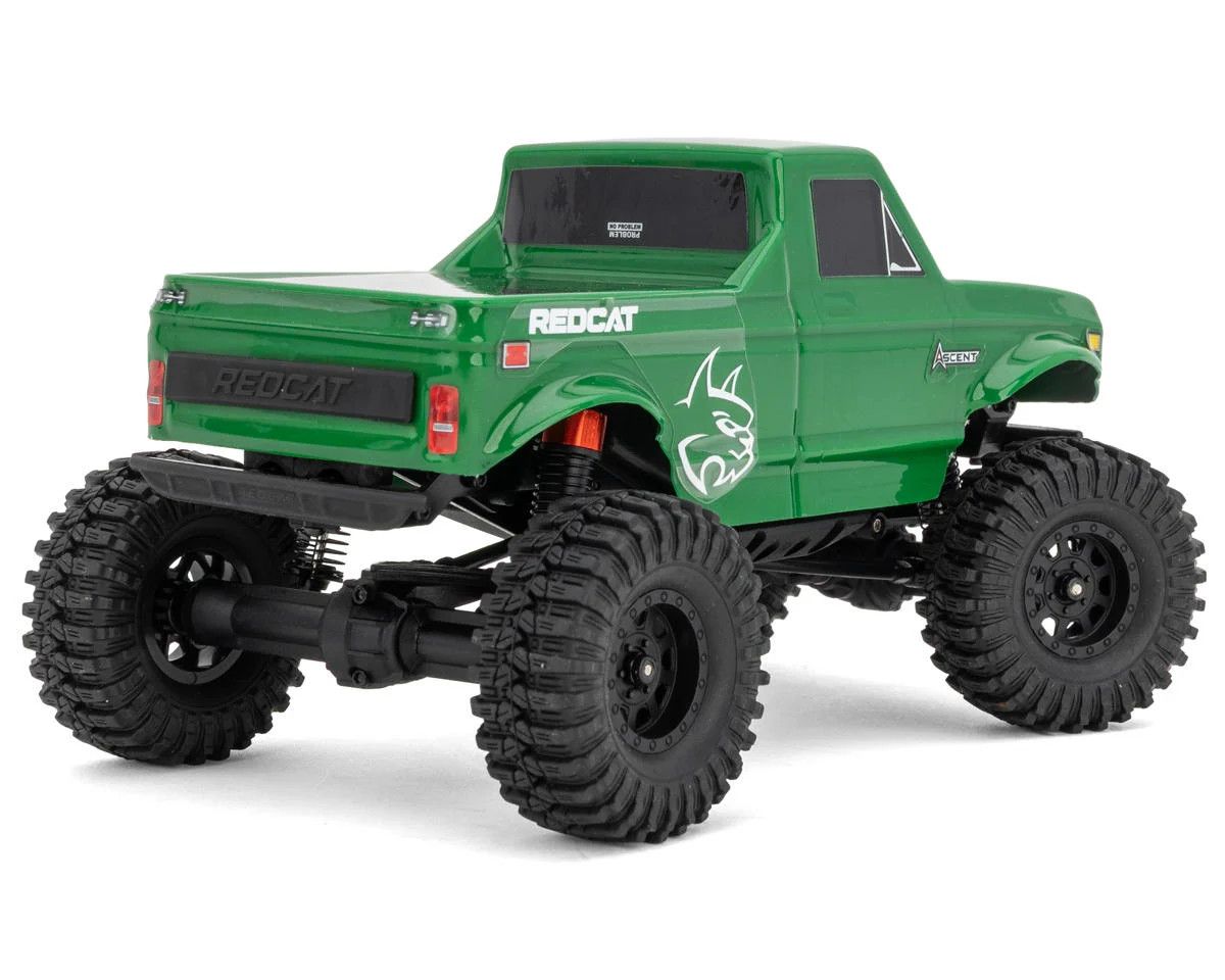 Redcat Ascent-32 V2 1/32 4WD RTR Rock Crawler (Green) w/2.4GHz Radio, Battery &amp; Charger