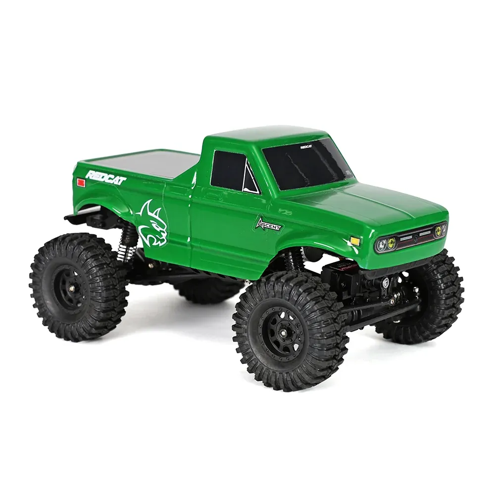 Redcat Ascent-32 V2 1/32 4WD RTR Rock Crawler (Green) w/2.4GHz Radio, Battery &amp; Charger