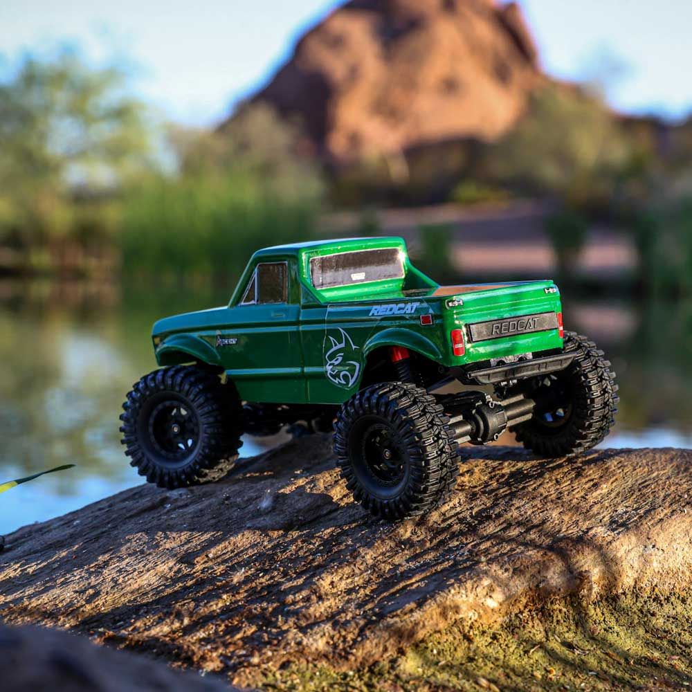 Redcat Ascent-32 V2 1/32 4WD RTR Rock Crawler (Green) w/2.4GHz Radio, Battery &amp; Charger