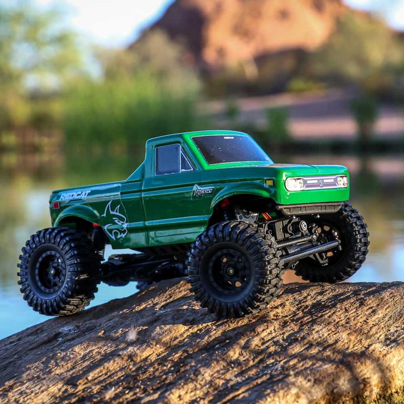 Redcat Ascent-32 V2 1/32 4WD RTR Rock Crawler (Green) w/2.4GHz Radio, Battery &amp; Charger