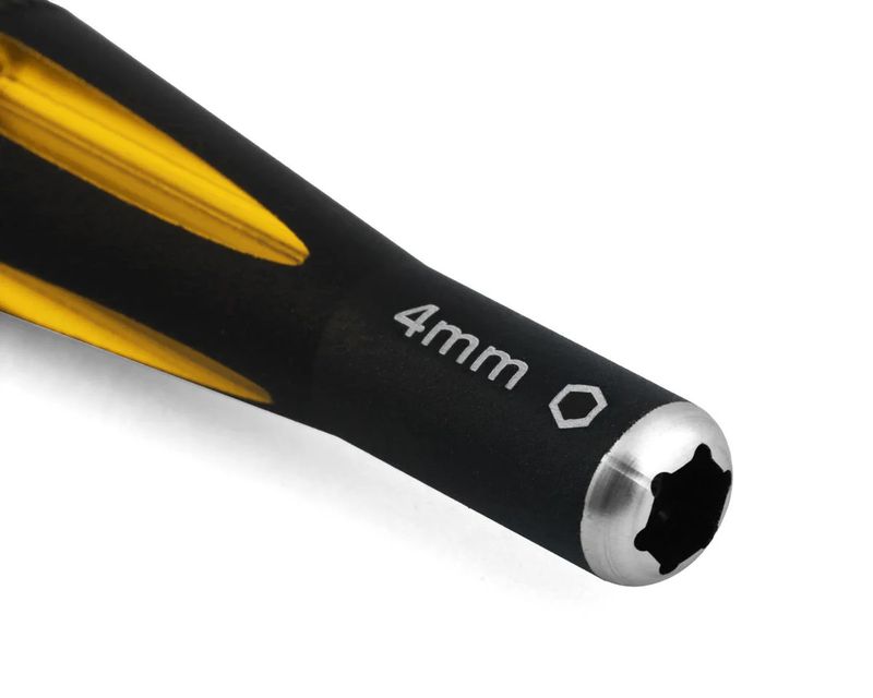 Samix SCX24 2-in-1 Hex Wrench/Nut Driver (Gold) (.050" Hex/4mm Nut)