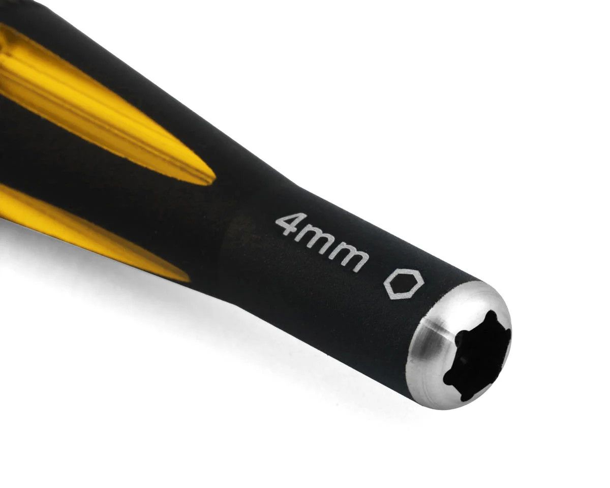 Samix SCX24 2-in-1 Hex Wrench/Nut Driver (Gold) (.050" Hex/4mm Nut)