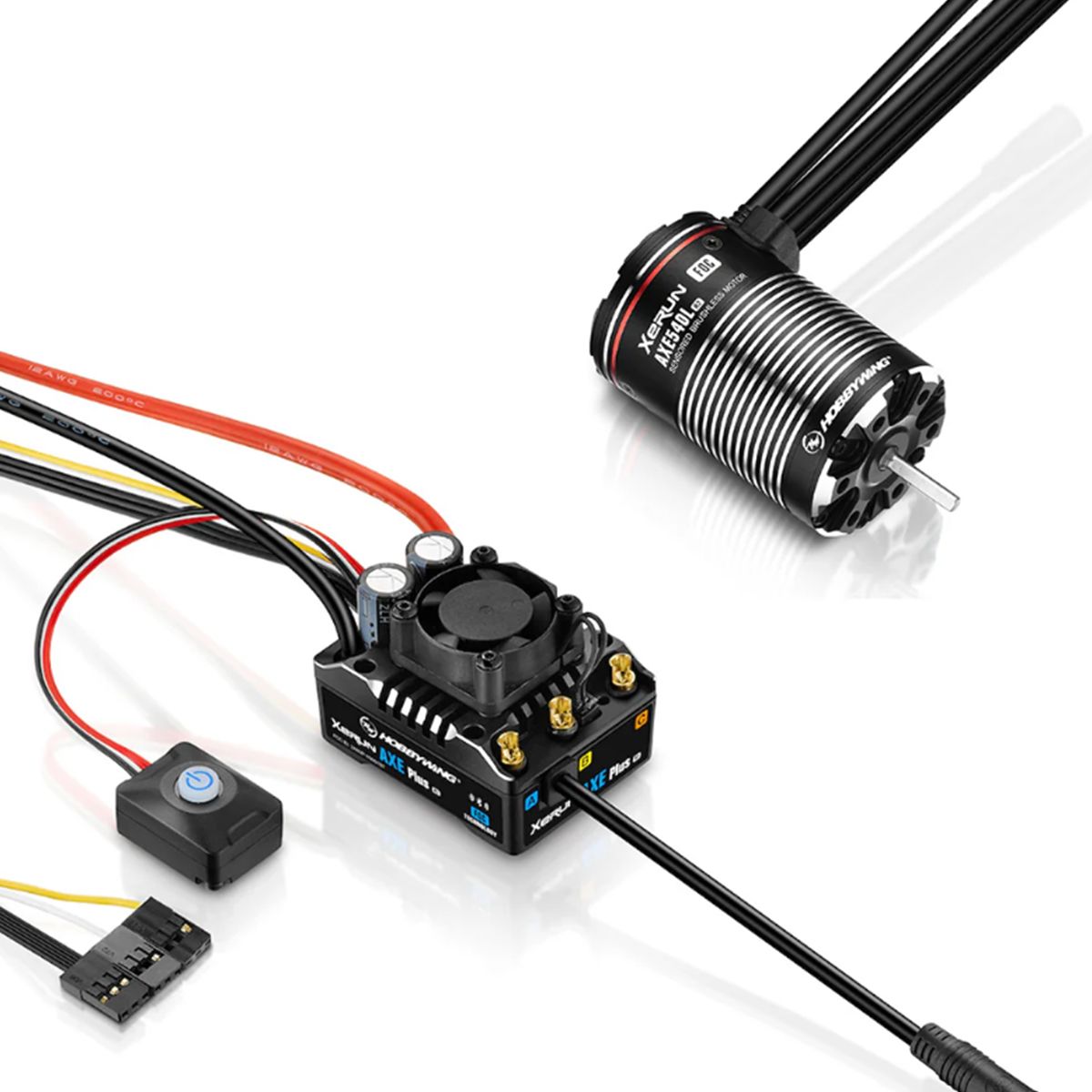 XERUN AXE R3 COMBO for 1/10 Crawlers ESC + 540 R2 motor (2300KV) 2-4S (Compact Can size)
