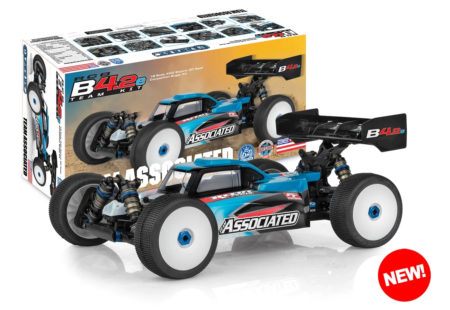 Team Associated RC8B4.2e 1/8 4WD Off-Road Electric Buggy Team Kit