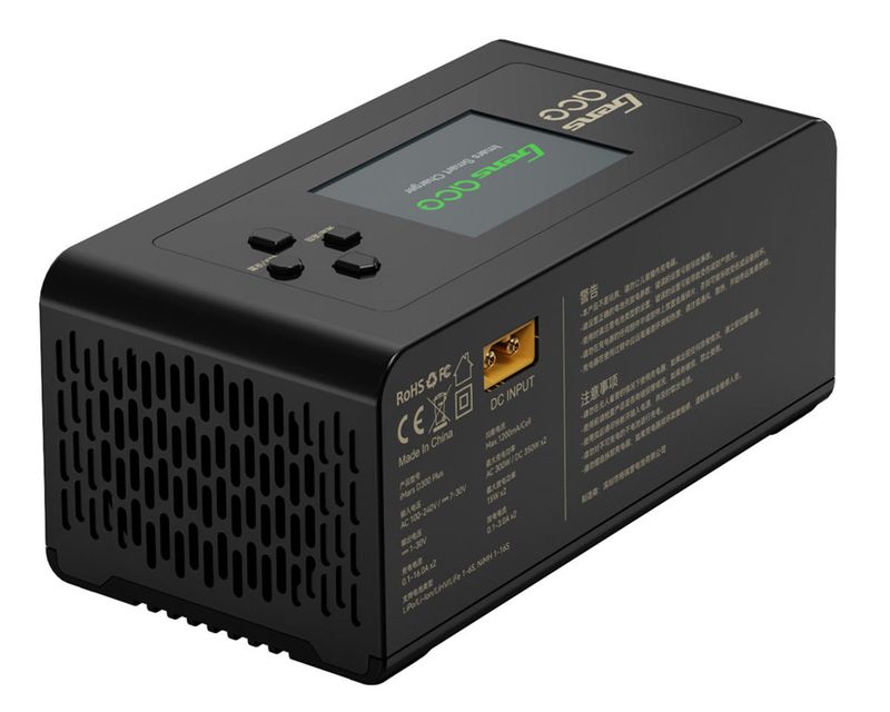 Gens Ace iMars D300 Plus G-Tech Smart Dual AC/DC Charger (Black) (6S/16A) (AC-300W) (DC-350W x2) w/Bluetooth App Control