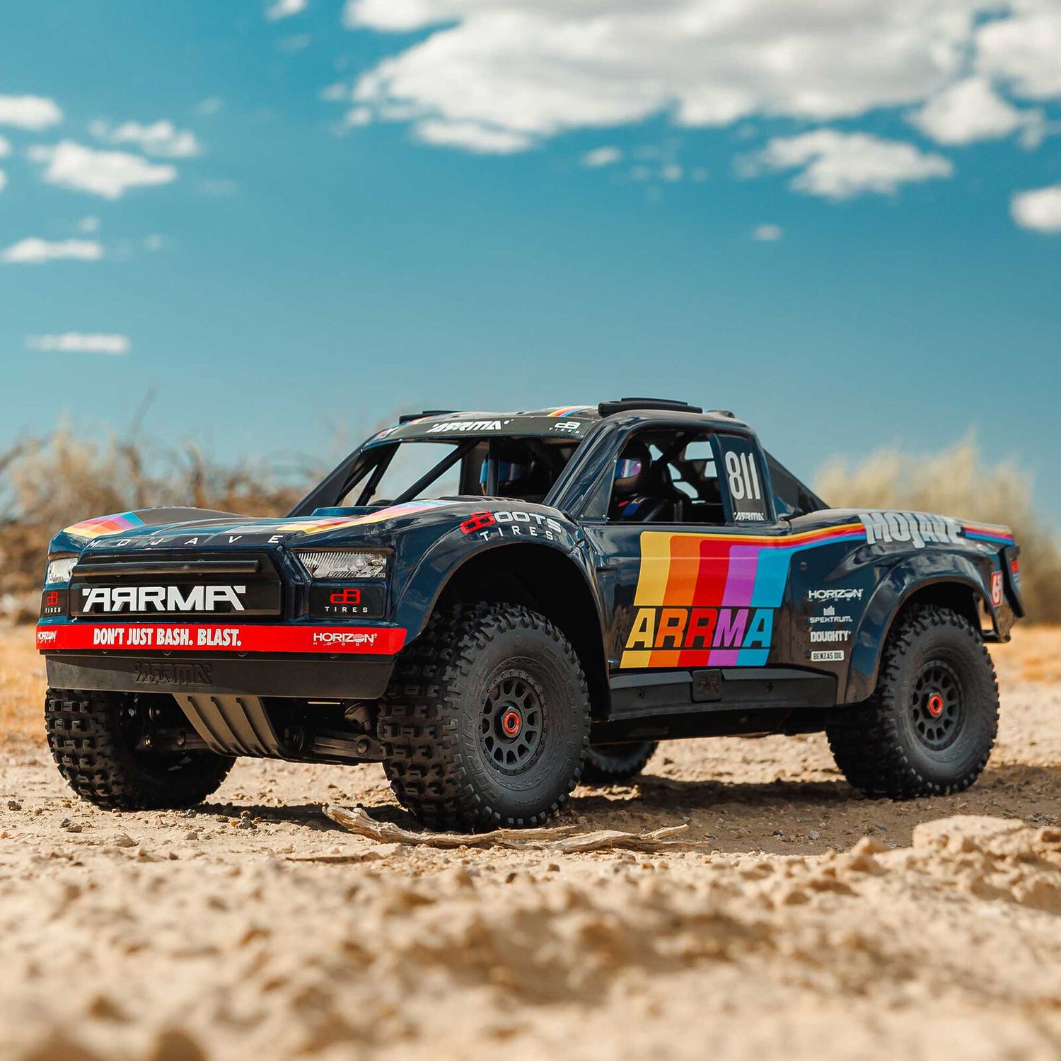 1/7 MOJAVE 6S 4X4 RTR Brushless Desert Truck , Blue
