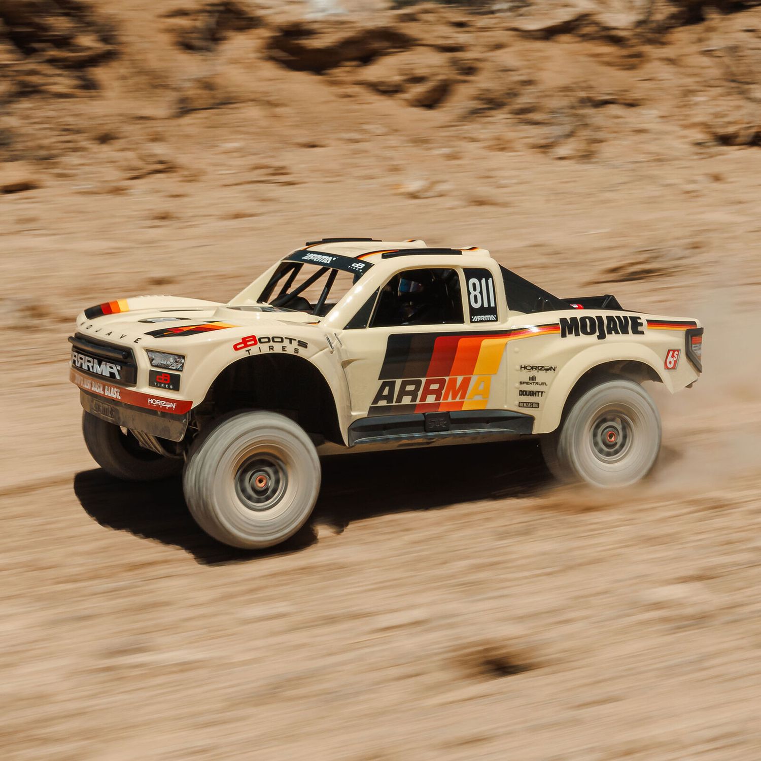1/7 MOJAVE 6S 4X4 RTR Brushless Desert Truck , Beige