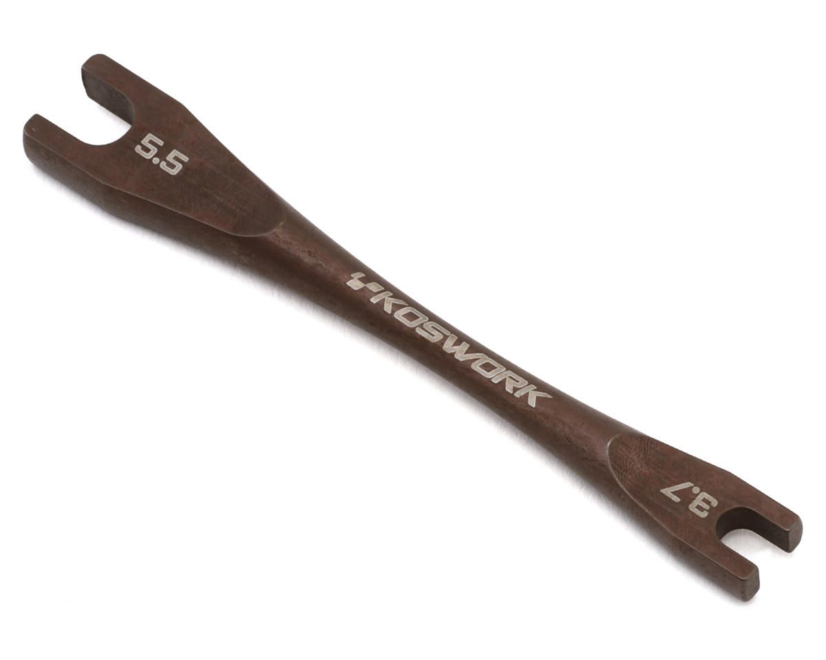 Koswork 3.7mm Steel Turnbuckle Wrench (3.7mm &amp; 5.5mm) (For Associated &amp; 3mm Nut)