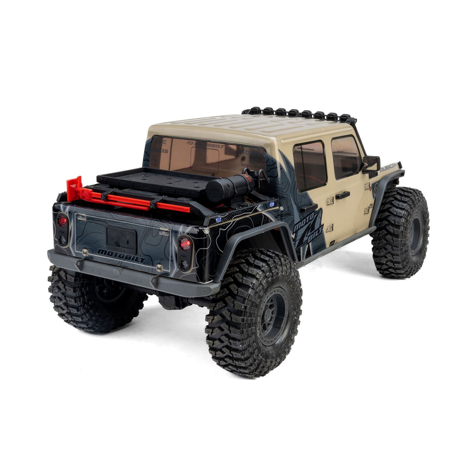 1/10 Axial SCX10 III Jeep JT Gladiator 4X4 RTR Brushed Rock Crawler, Tan
