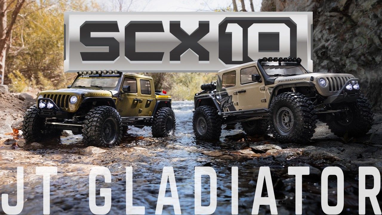 1/10 Axial SCX10 III Jeep JT Gladiator 4X4 RTR Brushed Rock Crawler, Green