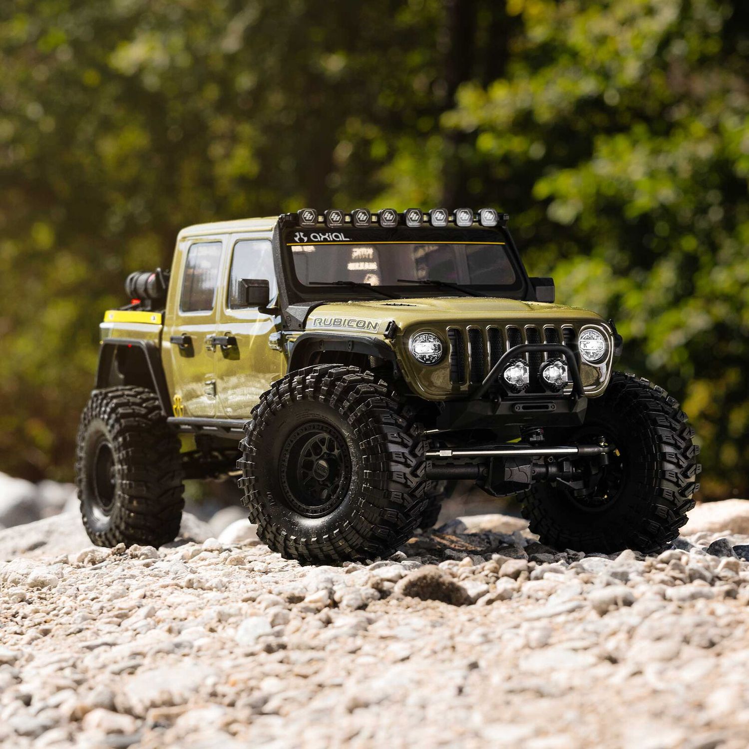 1/10 Axial SCX10 III Jeep JT Gladiator 4X4 RTR Brushed Rock Crawler, Green