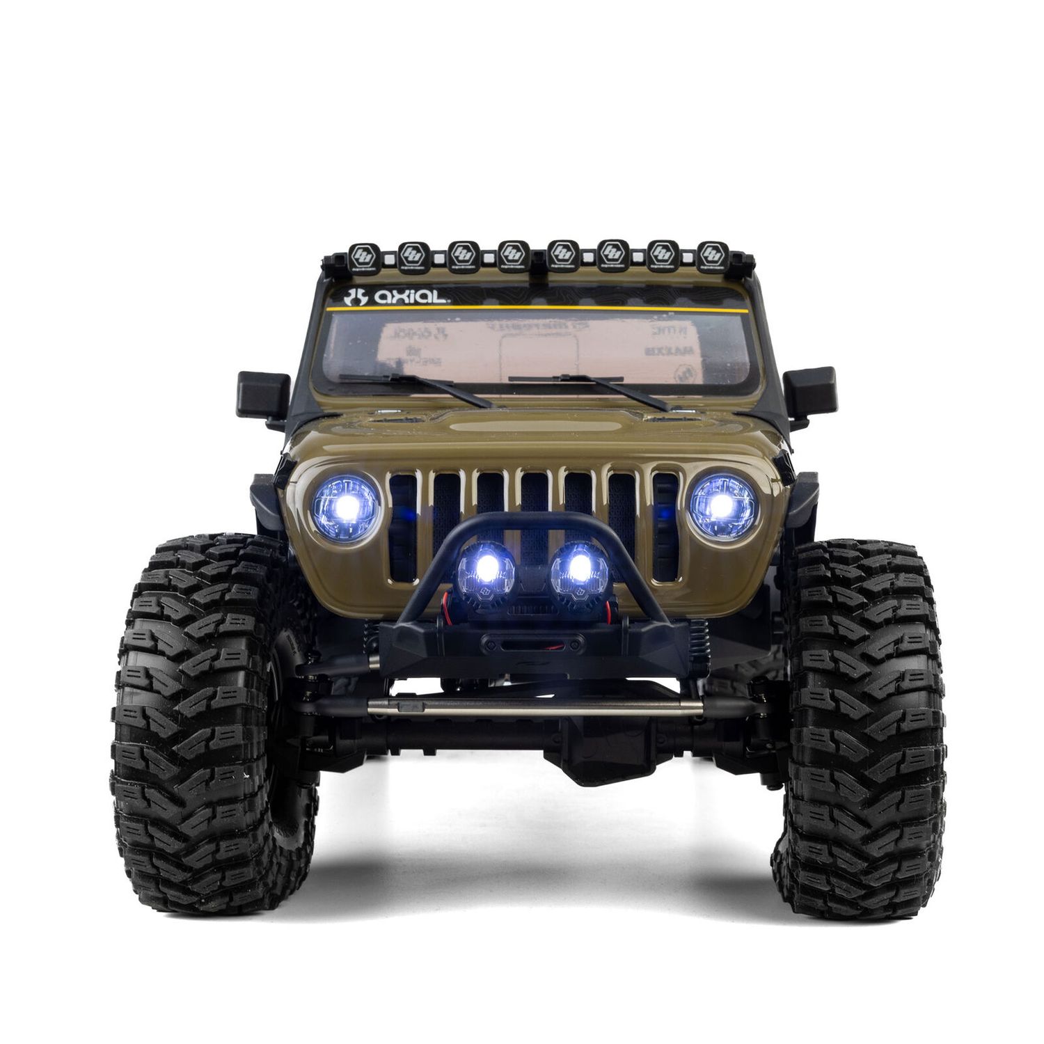 1/10 Axial SCX10 III Jeep JT Gladiator 4X4 RTR Brushed Rock Crawler, Green