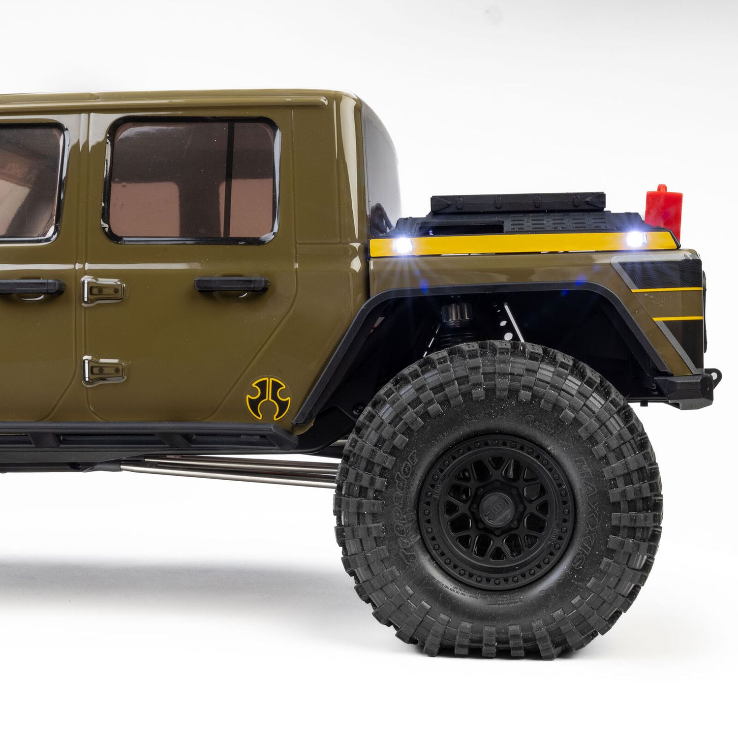 1/10 Axial SCX10 III Jeep JT Gladiator 4X4 RTR Brushed Rock Crawler, Green