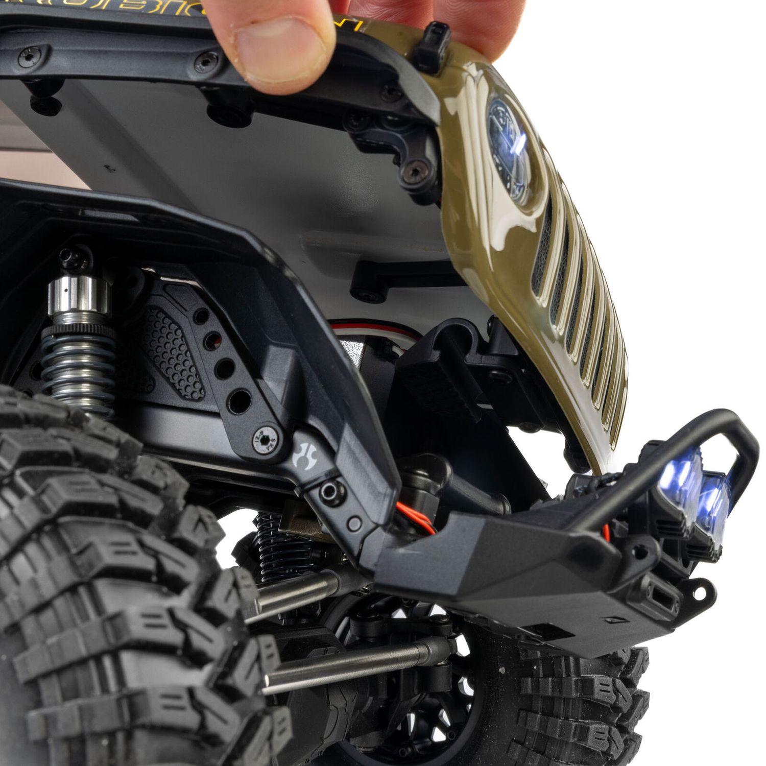 1/10 Axial SCX10 III Jeep JT Gladiator 4X4 RTR Brushed Rock Crawler, Green