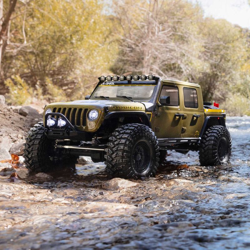 1/10 Axial SCX10 III Jeep JT Gladiator 4X4 RTR Brushed Rock Crawler, Green