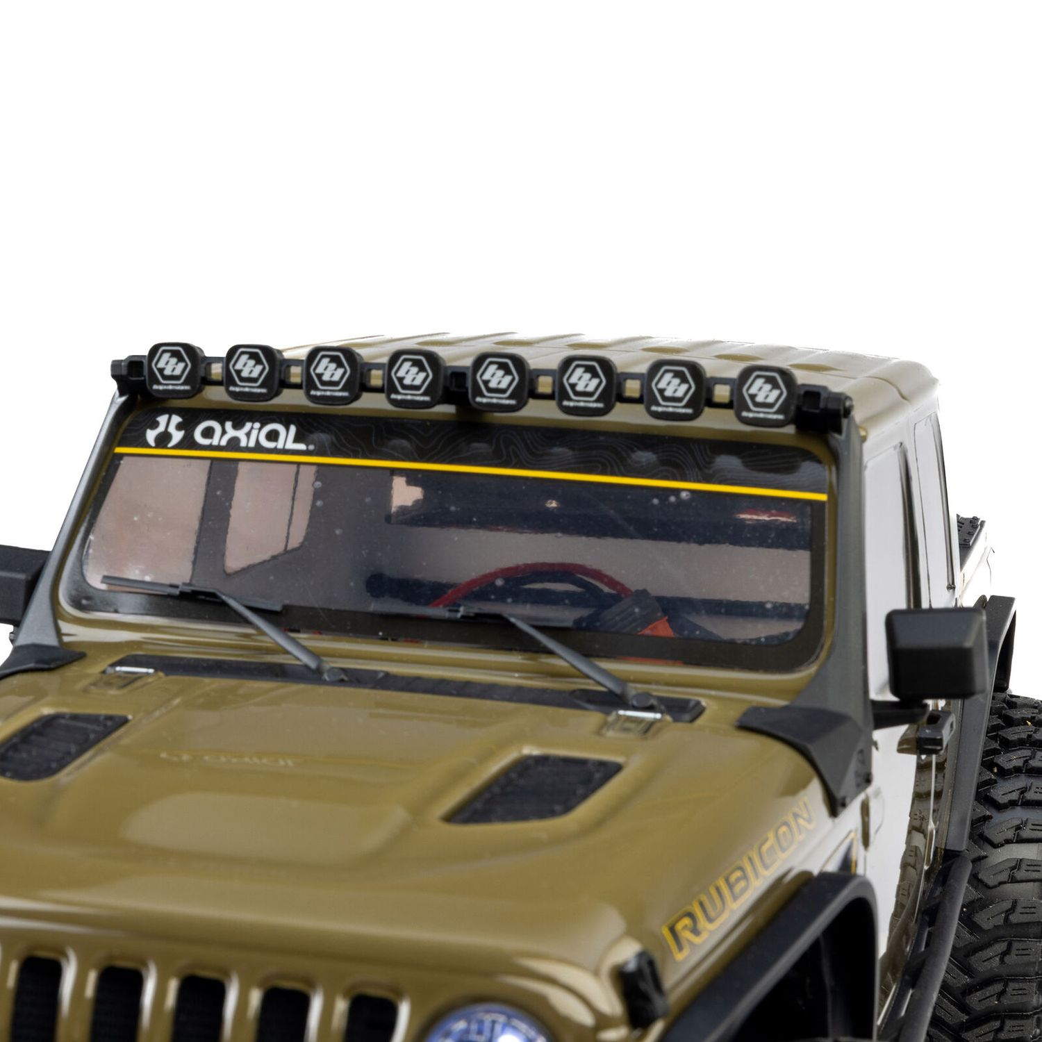1/10 Axial SCX10 III Jeep JT Gladiator 4X4 RTR Brushed Rock Crawler, Green