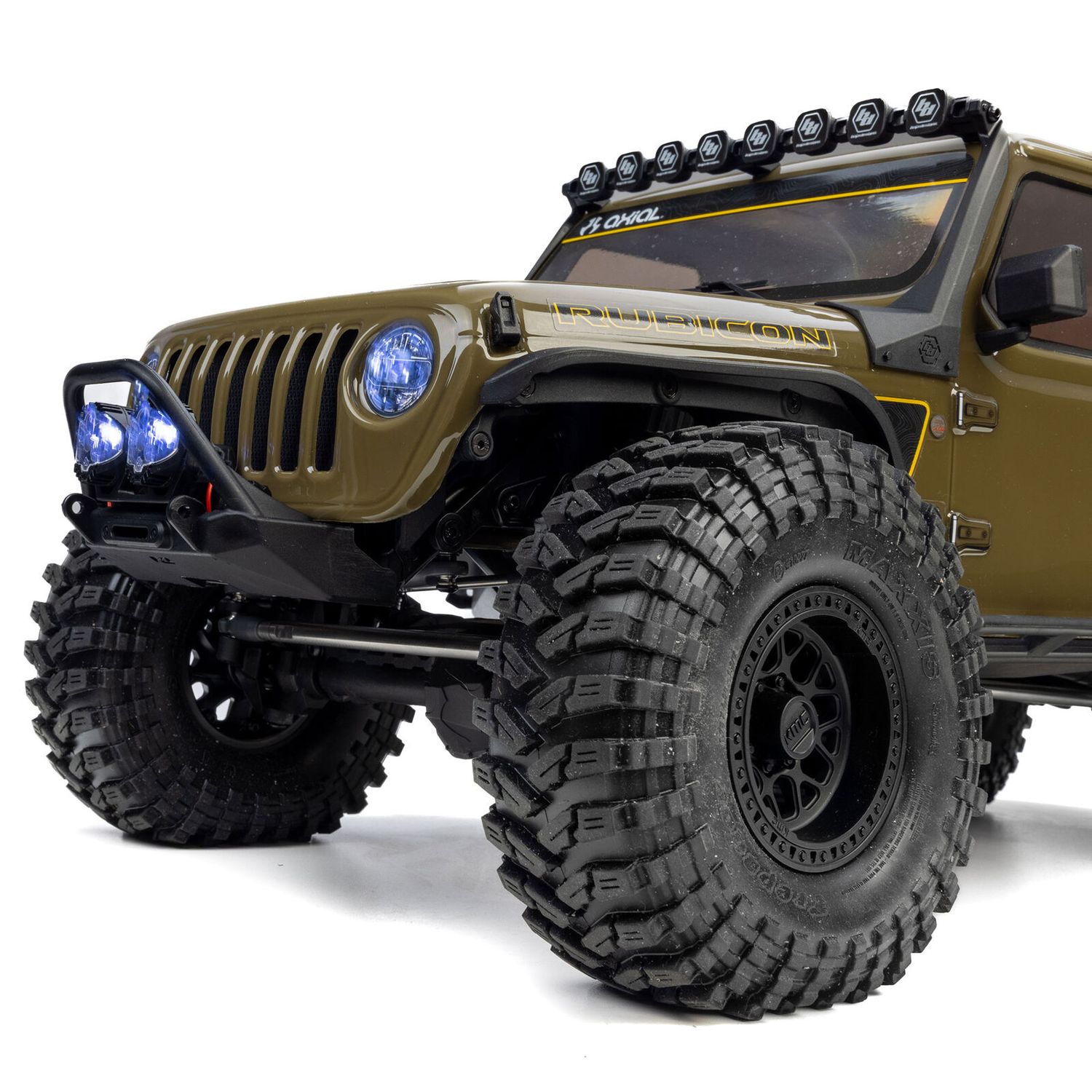 1/10 Axial SCX10 III Jeep JT Gladiator 4X4 RTR Brushed Rock Crawler, Green