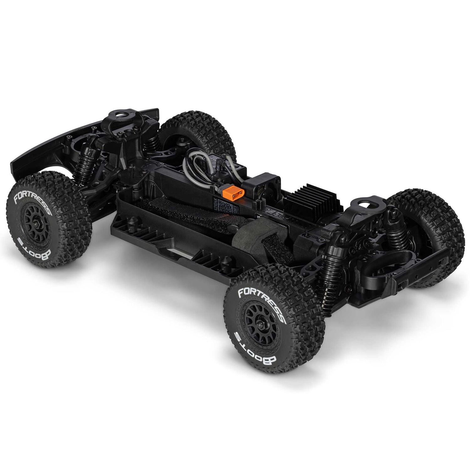 1/16 MOJAVE GROM 4X4 RTA KIT Brushed Desert Truck (Battery &amp; Charger Included), Clear/Black