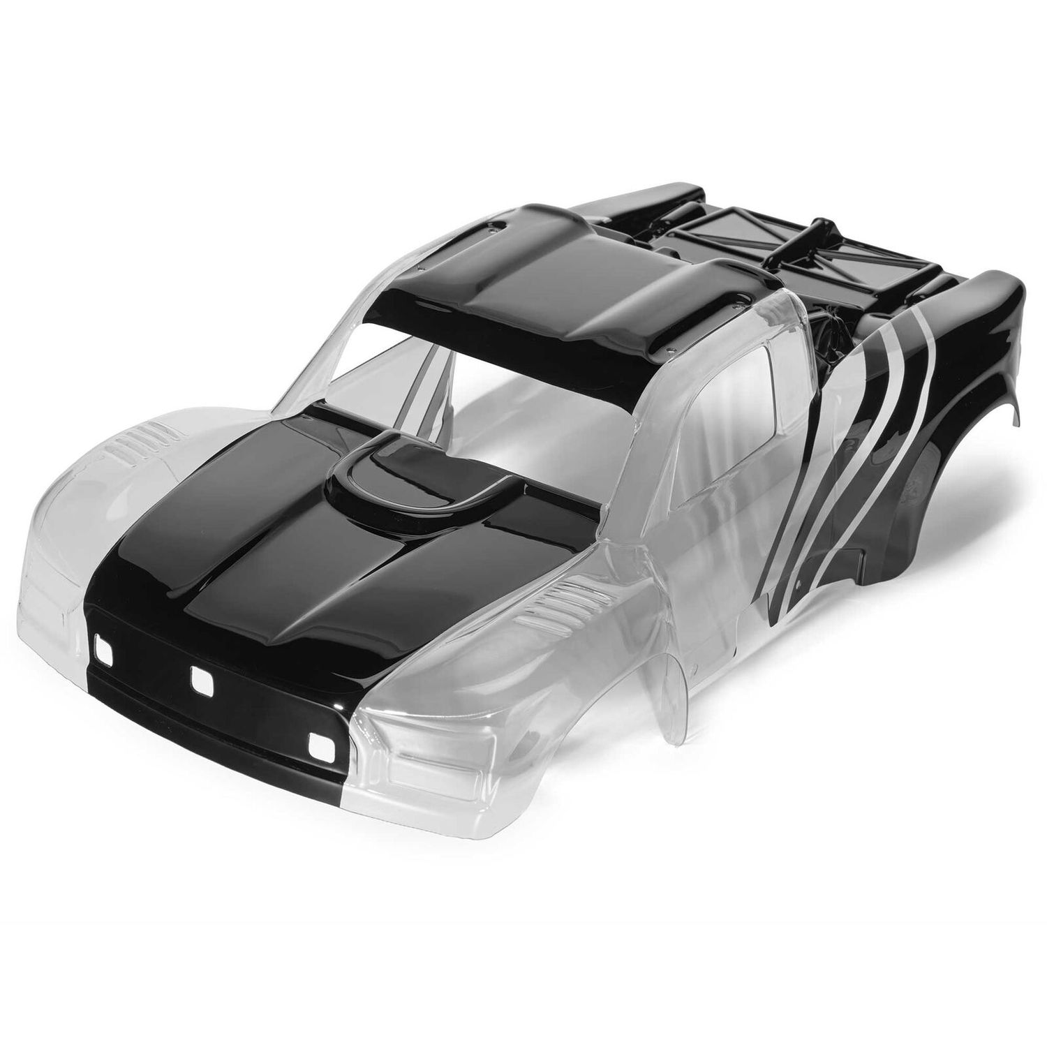 1/16 MOJAVE GROM 4X4 RTA KIT Brushed Desert Truck (Battery &amp; Charger Included), Clear/Black