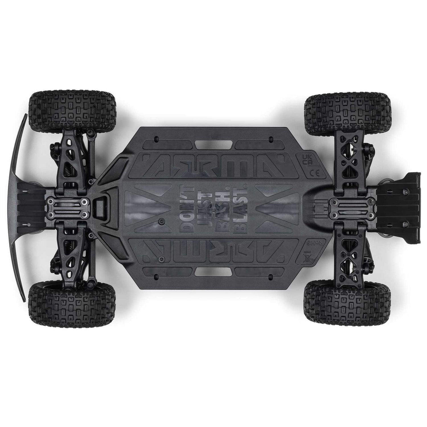 1/16 MOJAVE GROM 4X4 RTA KIT Brushed Desert Truck (Battery &amp; Charger Included), Clear/Black