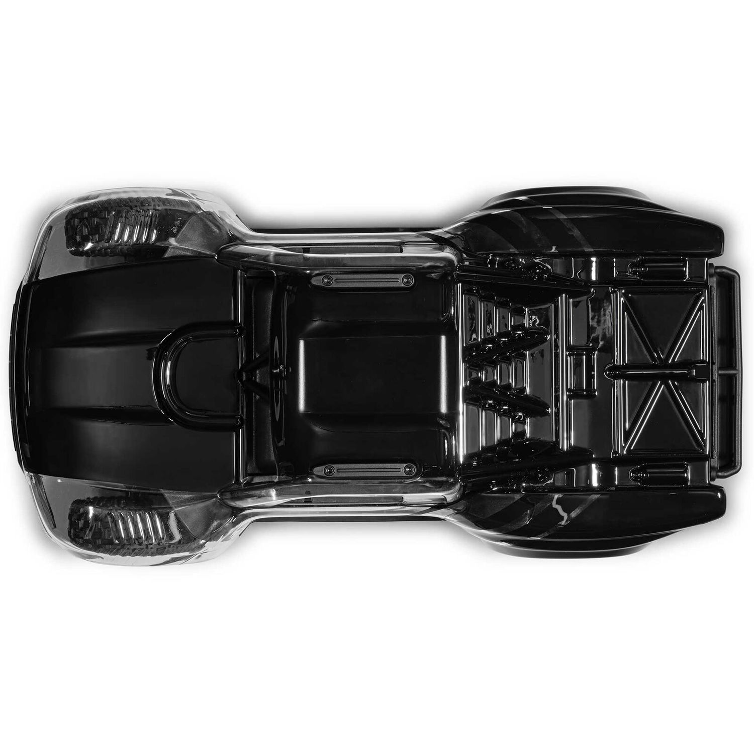 1/16 MOJAVE GROM 4X4 RTA KIT Brushed Desert Truck (Battery &amp; Charger Included), Clear/Black