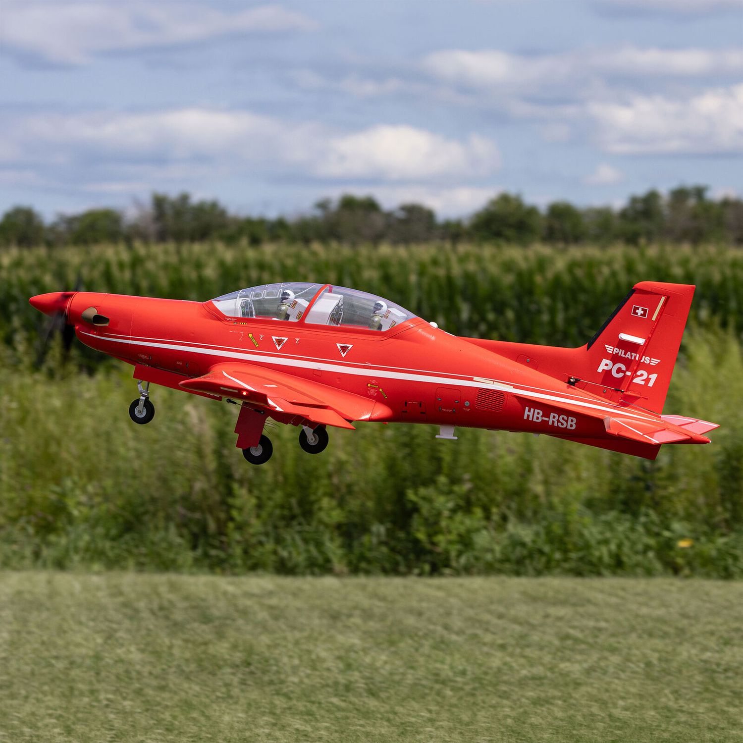 Pilatus PC-21 1.3m (1.45m Length) BNF Basic with AS3X+ and SAFE Select