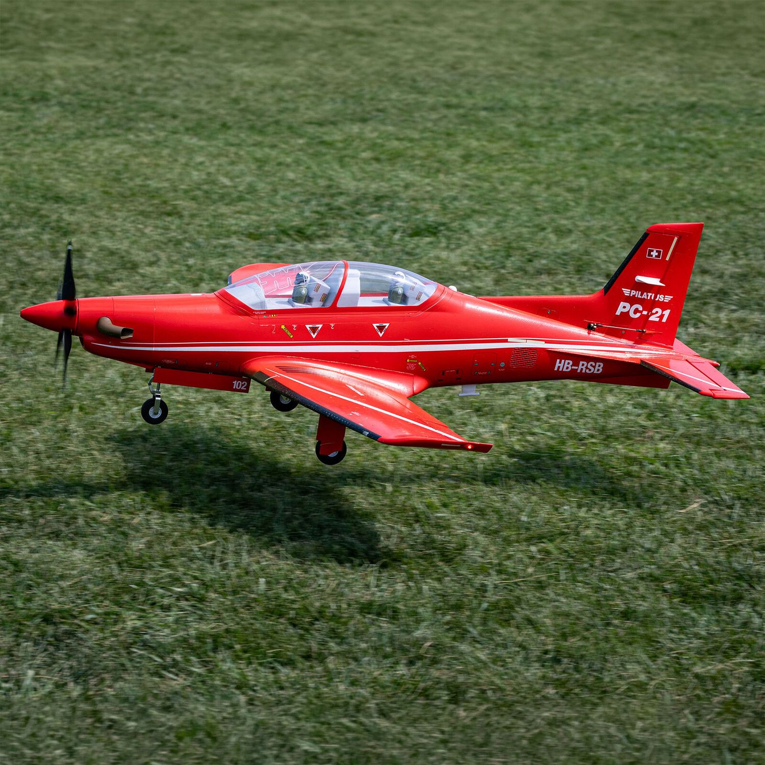 Pilatus PC-21 1.3m (1.45m Length) BNF Basic with AS3X+ and SAFE Select
