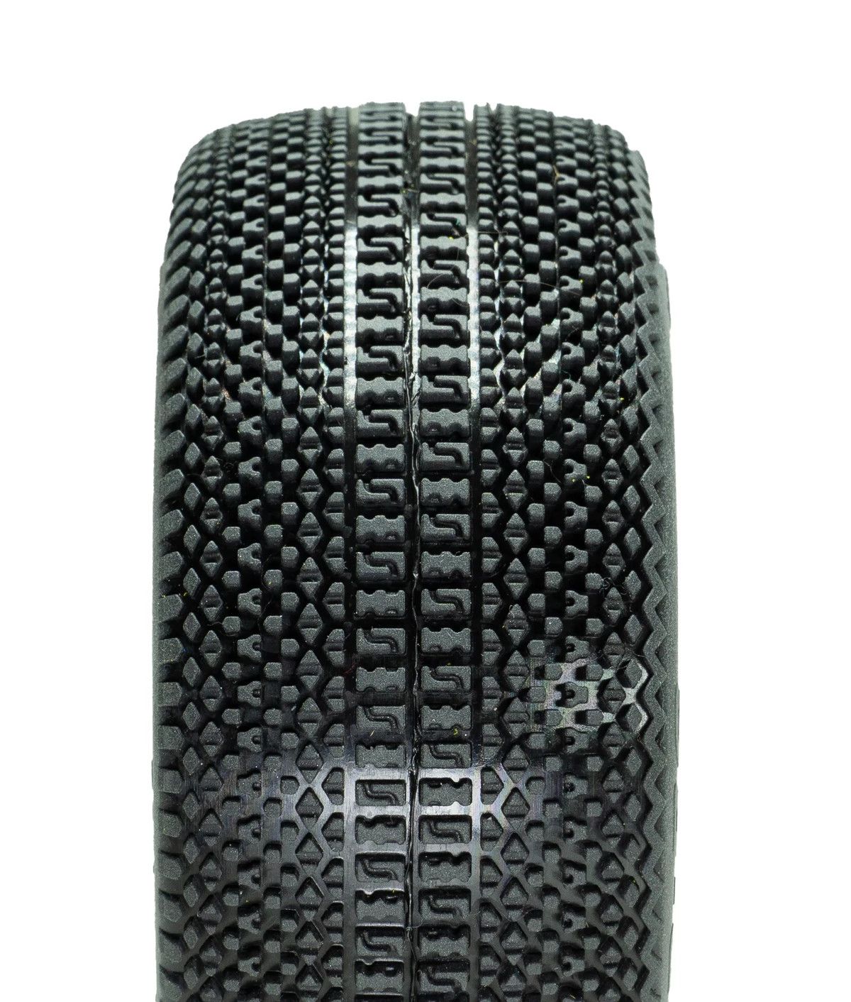 V3 SSLW - White Dish Wheels (4) DIALED-RC V3 Super Soft Long Wear 1/8 Buggy Tire Combo With Inserts and White Cobra Dish Wheels (Unglued)