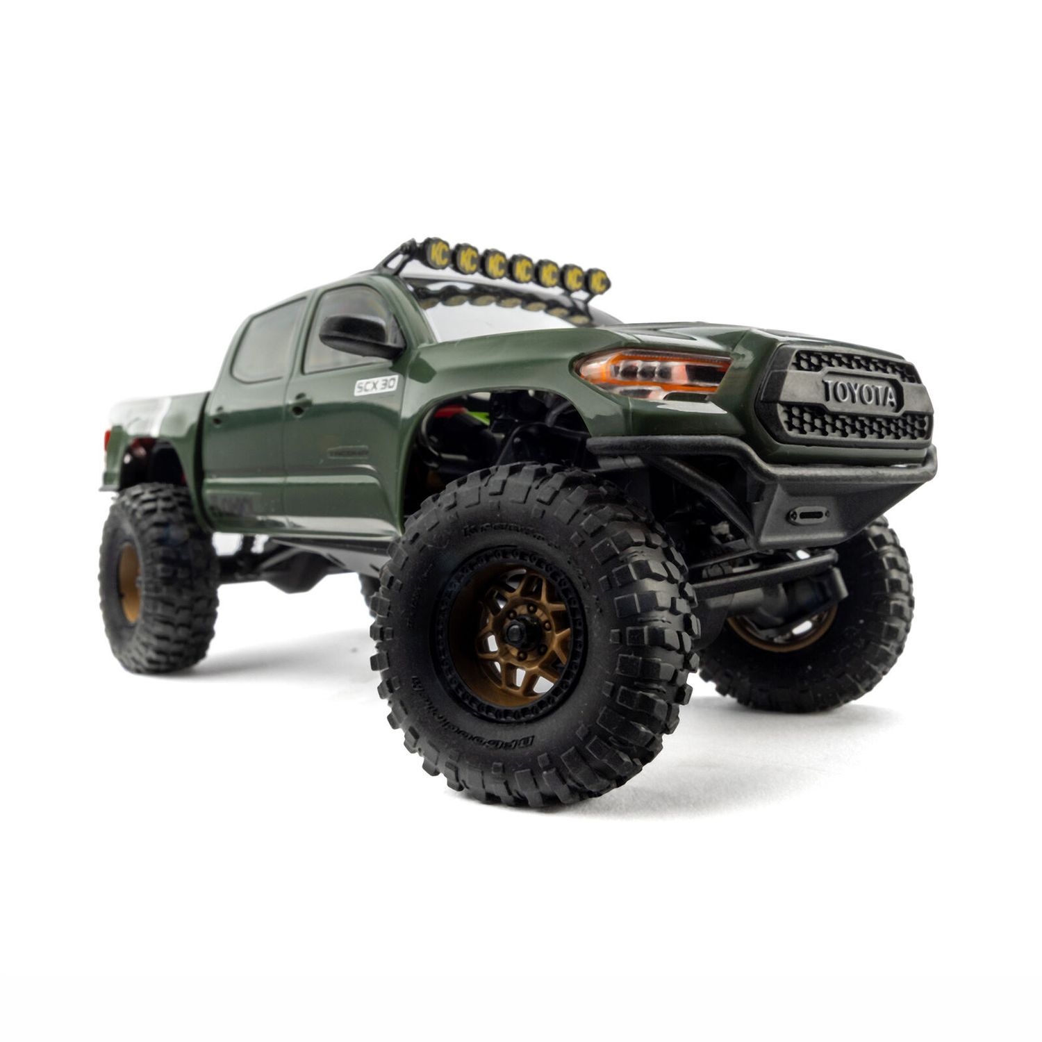1/30 SCX30 Toyota Tacoma 4X4 RTR Brushed Rock Crawler (Battery &amp; Charger Included), Extreme Off-Road
