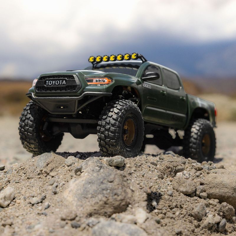 1/30 SCX30 Toyota Tacoma 4X4 RTR Brushed Rock Crawler (Battery &amp; Charger Included), Extreme Off-Road