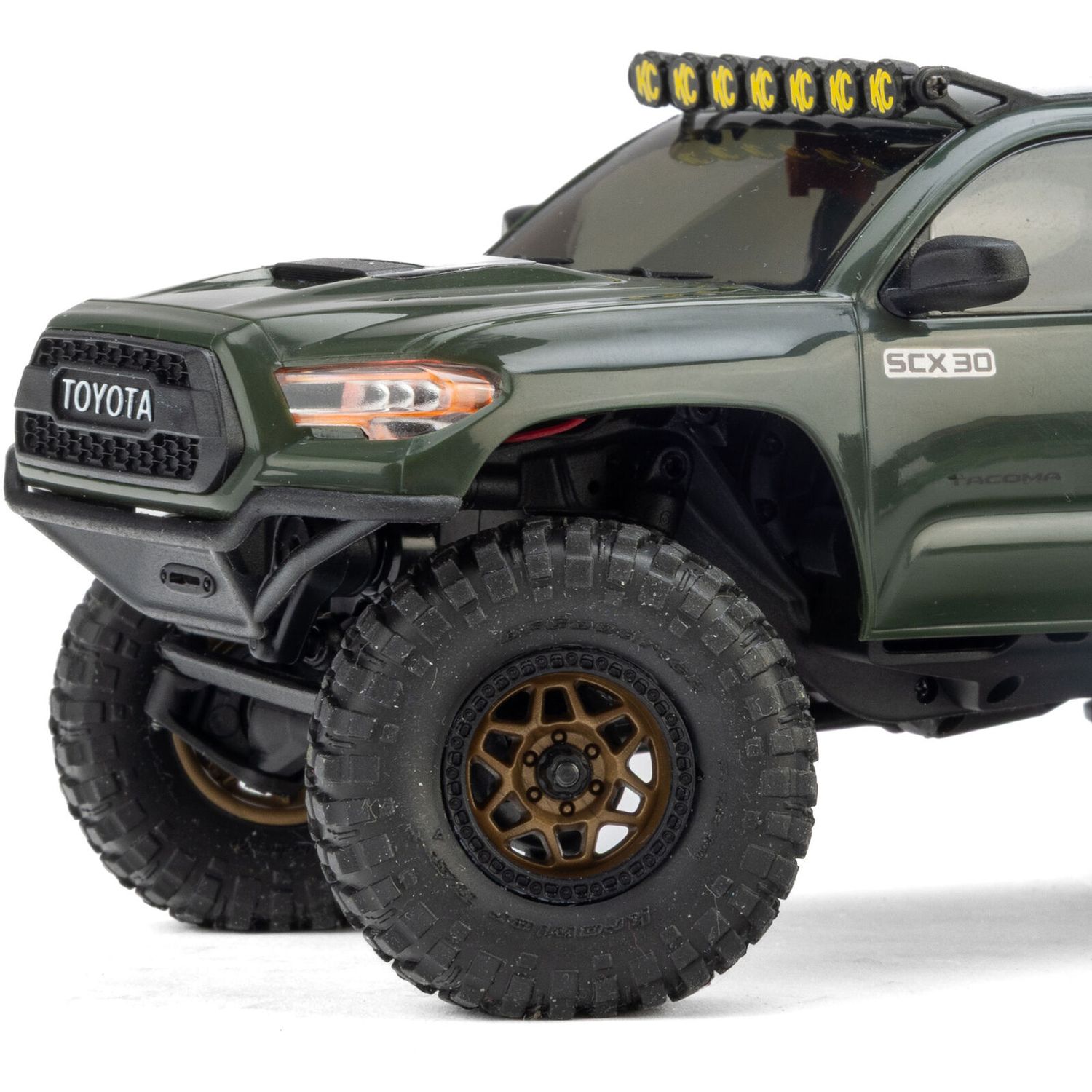 1/30 SCX30 Toyota Tacoma 4X4 RTR Brushed Rock Crawler (Battery &amp; Charger Included), Extreme Off-Road