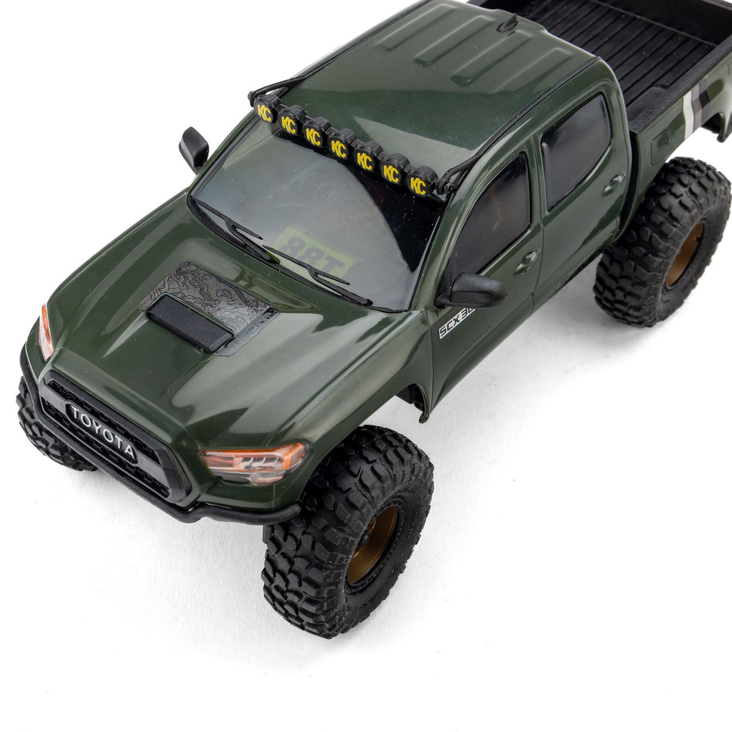 1/30 SCX30 Toyota Tacoma 4X4 RTR Brushed Rock Crawler (Battery &amp; Charger Included), Extreme Off-Road