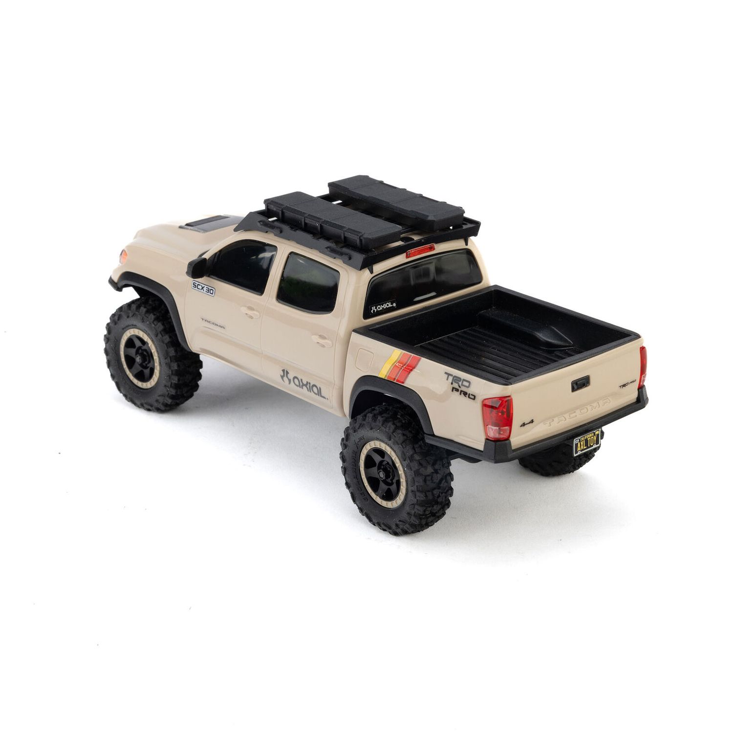 1/30 SCX30 Toyota Tacoma 4X4 RTR Brushed Rock Crawler (Battery &amp; Charger Included), Overland Edition